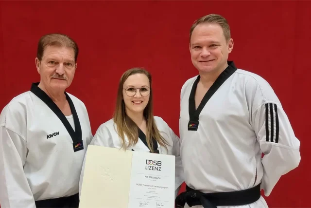 Taekwondo Alsdorf Trainer C Lizenz Pia Stellmach