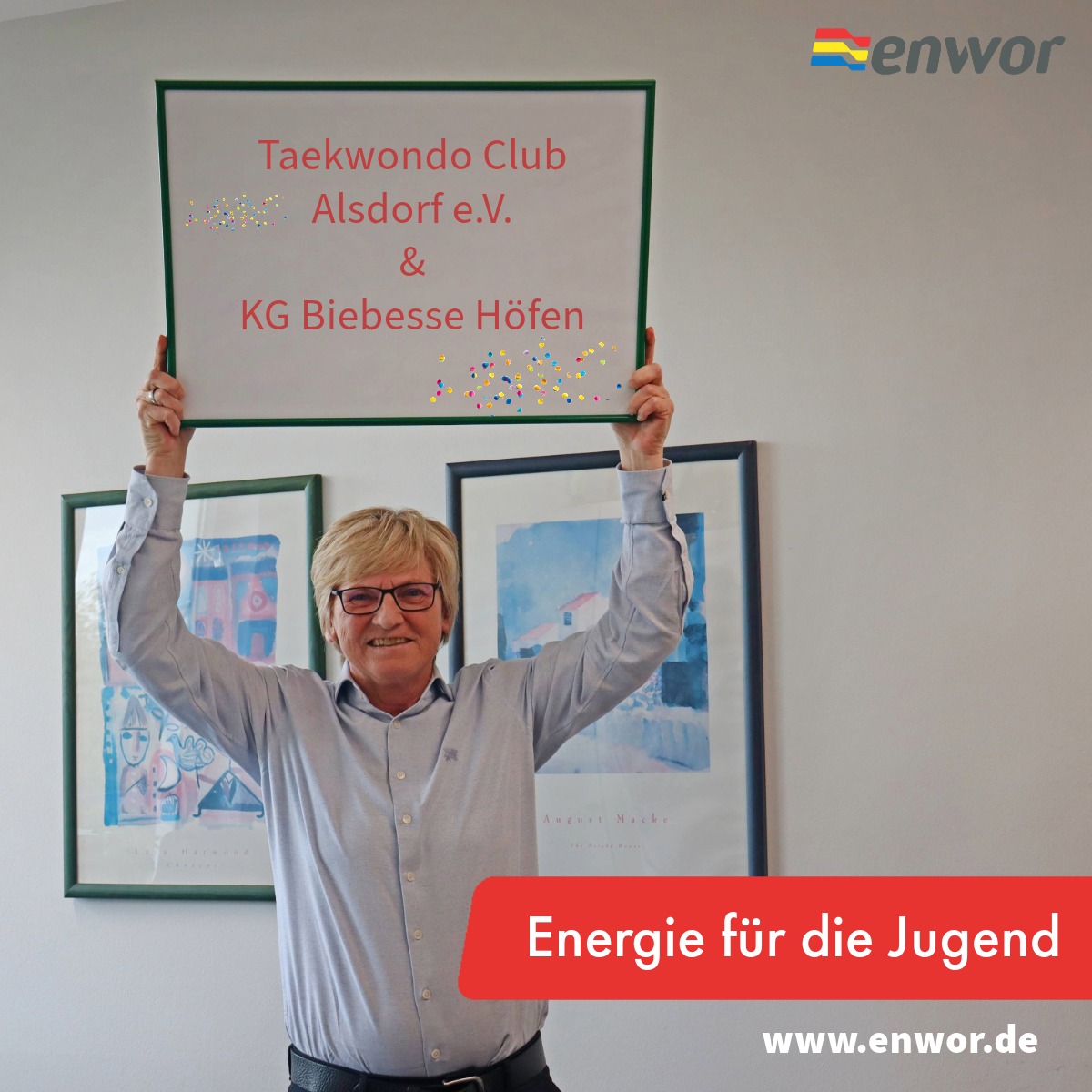 enwor-Aktion "Energie für die Jugend" - Gewinnziehung 19.06.2024